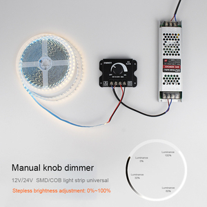DC12V/24V Streifen licht Zubehör löt freie LED-Streifen Licht weiß/transparenter Stecker Smart Single Color/Zweifarben-Controller - Product Image 3