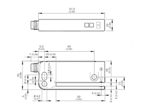 Sensor ultrasónico tipo horquilla para detección de etiquetas transparentes para diversas aplicaciones - Product Image 4