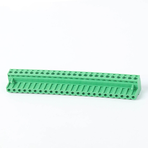 24 Way Long Pin Phoenix Pluggable <strong>Terminal</strong> <strong>Block</strong> Screw Connect <strong>MSTB</strong> 2.5/24-ST Green 2EDGK-5.08-24P - Product Image 1