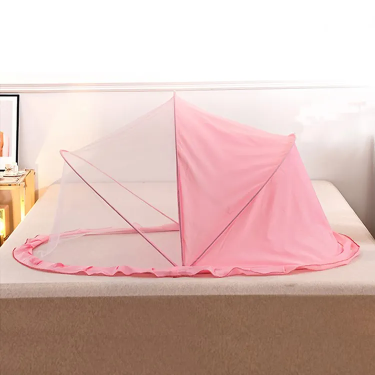 Mosquitera portátil de media cara para bebé, sombrilla de verano, mosquitera para cama de bebé, cuna