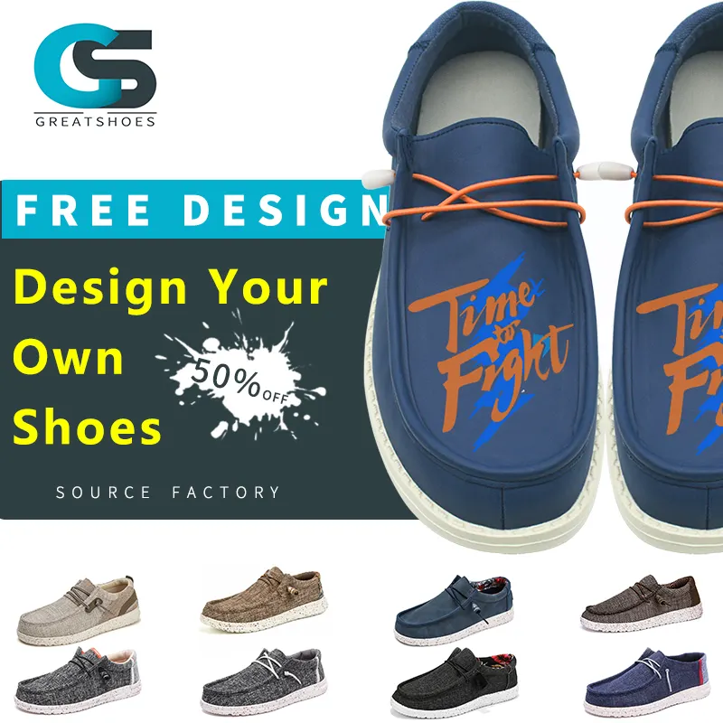 Greatshoes Custom Printed Shoe Cover, Mocasines de la mejor calidad Slip On Shoes Unisex,Cloud Foam Walking Shoes