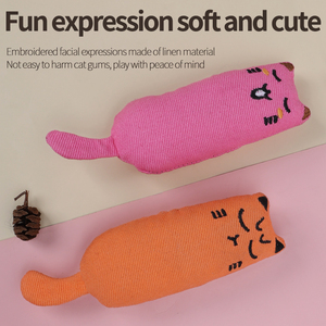 Factory Wholesale Custom Logo Soft <strong>Cat</strong> Nip Chew <strong>Catnip</strong> Toys for Indoor <strong>Cats</strong> - Product Image 5