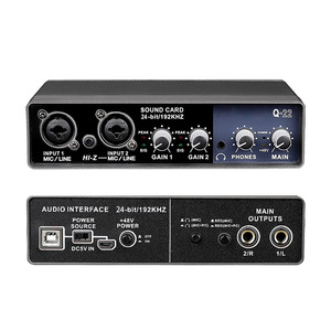 <strong>Computer</strong> Electronic Organ Guitar Mobile PCB 24Bit/192Khz Sampling Rate Sound Card Audio Interface Sound Card Recording Singing - Product Image 1