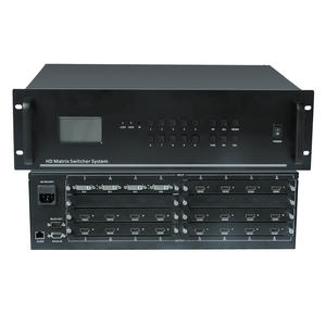 12进12出Hdm I DVI视频切换器插入式混合矩阵4k30hz高清矩阵切换器 - Product Image 1
