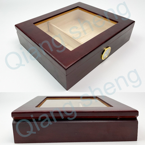 Premium Cigar <strong>Humidor</strong> Case for 25-50 Cigars - Elegant <strong>Humidor</strong> with Hygrometer, Cigar Box Gifts for Men - Product Image 2