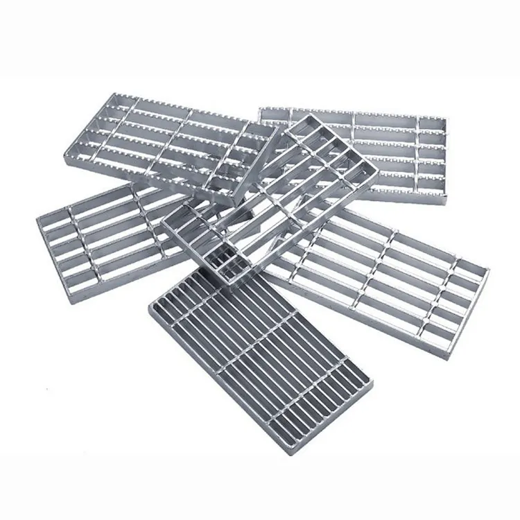 Griglie in acciaio zincato personalizzate piastra in acciaio reticolare in acciaio per pavimento metallico