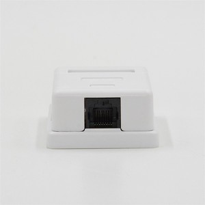 Ethernet <span class=keywords><strong>RJ45</strong></span> Cat6 Cat5 cổng kép bề mặt gắn kết - Product Image 3