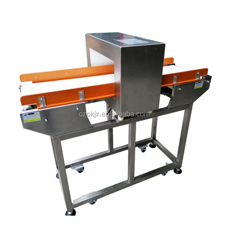 Gıda et fırın işleme endüstrisi için yüksek hassasiyetli metal dedektör makinesi