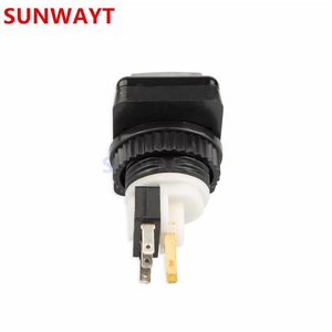 46*27mm 12V Mini LED Licht Rechteck Druckknopf mit Kontroll leuchte Schalter für Amusement Game Maschine