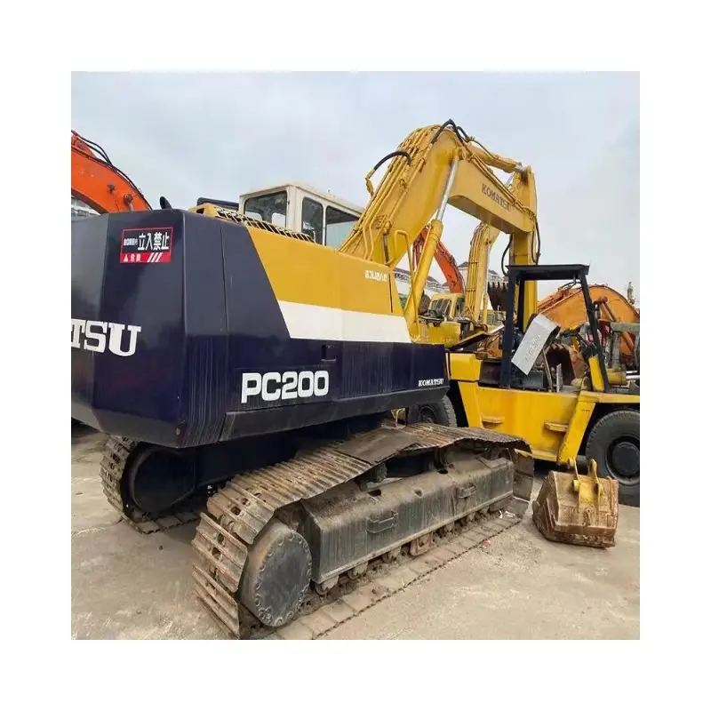 Precio bajo y rendimiento de alto costo Excavadora Komatsu PC200 en stock Excavadoras Komatsu japonesas más populares a la venta