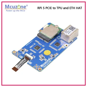 MP2.5G-TPU Raspberry Pi 5 PCIE to TPU E 2.5G Ethernet HAT M.2 E interfaccia chiave, supporto Google coral Edge TPU Custom - Product Image 4