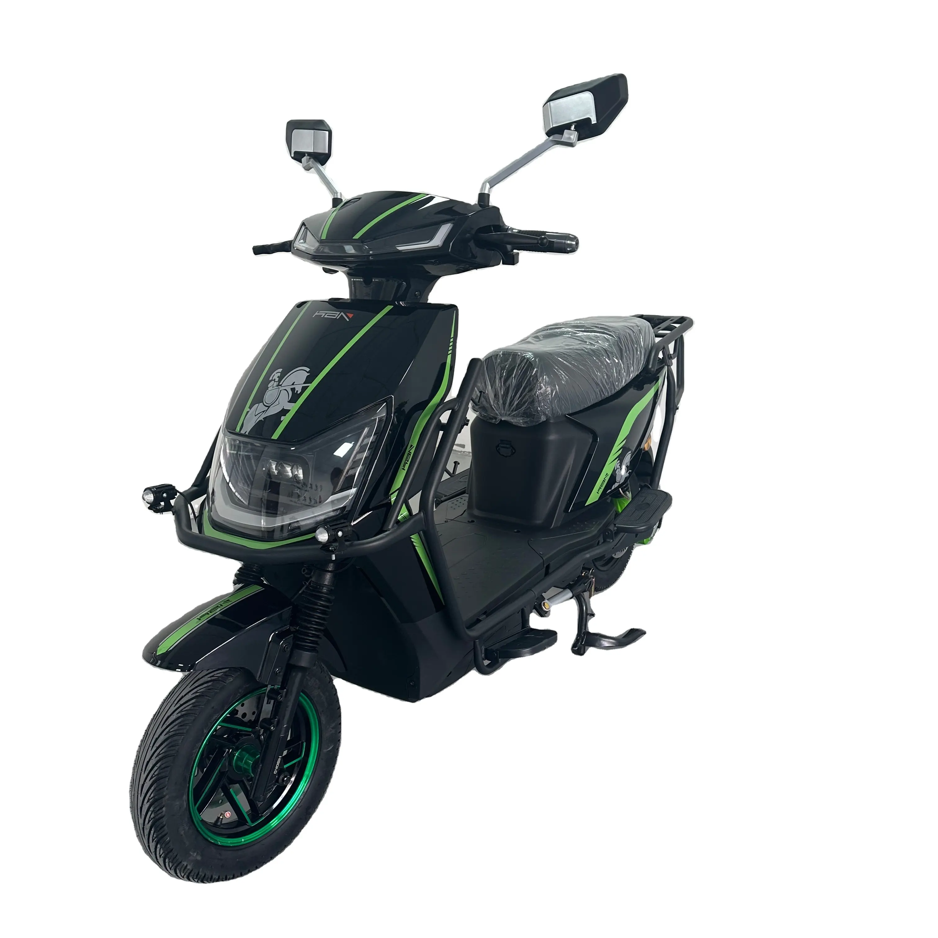 2023 desain populer skuter listrik sepeda motor kumbang hitam elektrik untuk dijual