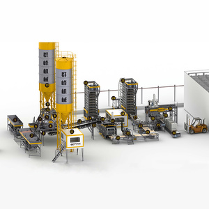 Línea de producción de bloques completamente automática, máquina de fabricación de bloques qunfeng, planta de fabricación de bloques automática - Product Image 1