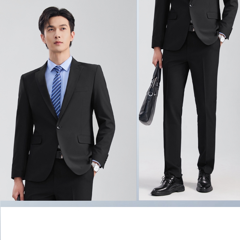 Abito+pantaloni neri da uomo