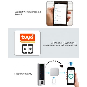 Astuto Impermeabile Della Tastiera di Tocco di Controllo di Accesso Autonomo con TuyaSmart APP Supporto Gateway - Product Image 5