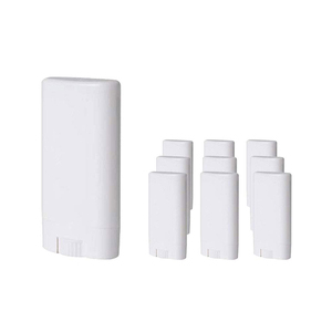 OEM OEM 15ml Rỗng Refill nhựa trong suốt khử mùi <span class=keywords><strong>Crayon</strong></span> Lip Balm Ống chai Container hình bầu dục DIY Son môi môi chủ trường hợp - Product Image 1