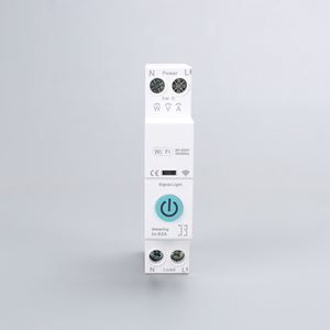 Customizable 1P Blue TUYA WIFI Smart MCB 63A Miniature Circuit <strong>Breaker</strong> With Metering Mobile Remote Control Timer Switch - Product Image 2