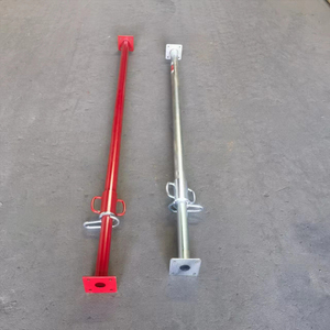 Soporte de encofrado de construcción de diseño moderno ajustable de acero Q235 con andamio de anillo galvanizado Prop Push Pull para hoteles - Product Image 5