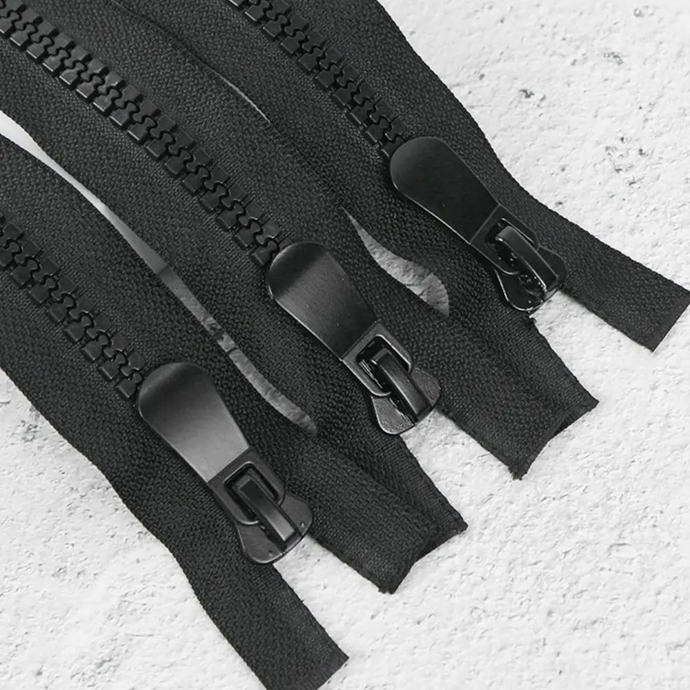 Garment stock nylon zipper of double slider zipper #10 nylon zippers for cloth