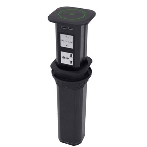 High Quality 2020 Pop up <strong>Power</strong> <strong>Socket</strong> 4 UN Plug <strong>Socket</strong> + 2 USB Charging Connection Universal Electric Outlets Extension <strong>Socket</strong>