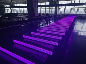 1000 W Outdoor <span class=keywords><strong>DMX</strong></span>-Steuerung <span class=keywords><strong>LED</strong></span> Strobe-Lichtleiste <span class=keywords><strong>LED</strong></span> Wandwaschleiste langer Streifen Strobe Disco Bühnenlicht