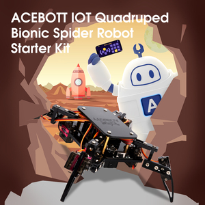 Robot ragno fai da te IoT ESP8266 Kit robotico Wireless IoT Robot quadrupede bionico C/C + + codice Starter Kit per Arduino