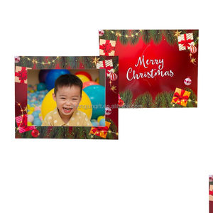 Tùy chỉnh thực hiện chủ đề giáng sinh Santa giữ ảnh giấy với đứng 5x7 - Product Image 2