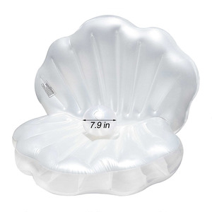 Blow up Large Clam Floatie with Pearl Ball, Raft Chair for Swimming <strong>Pool</strong> Summer Party for Adults <strong>Inflatable</strong> <strong>Seashell</strong> <strong>Pool</strong> <strong>Float</strong> - Product Image 1