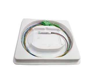 Fibra ottica PLC Splitter OEM 1*4 1*8 1*16 tubo di acciaio tipo fibra ottica Splitter SC/APC SC/UPC