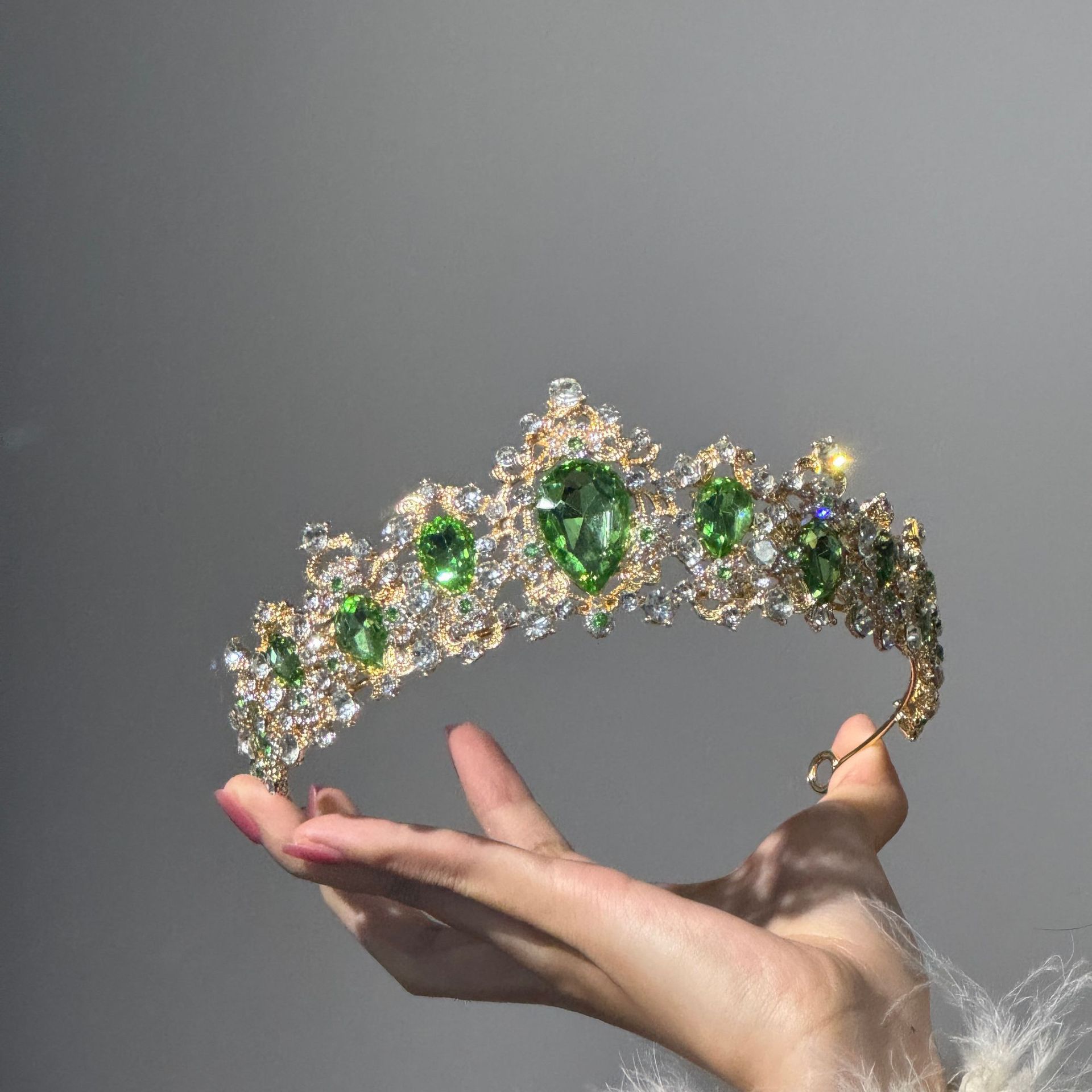 Corona verde menta