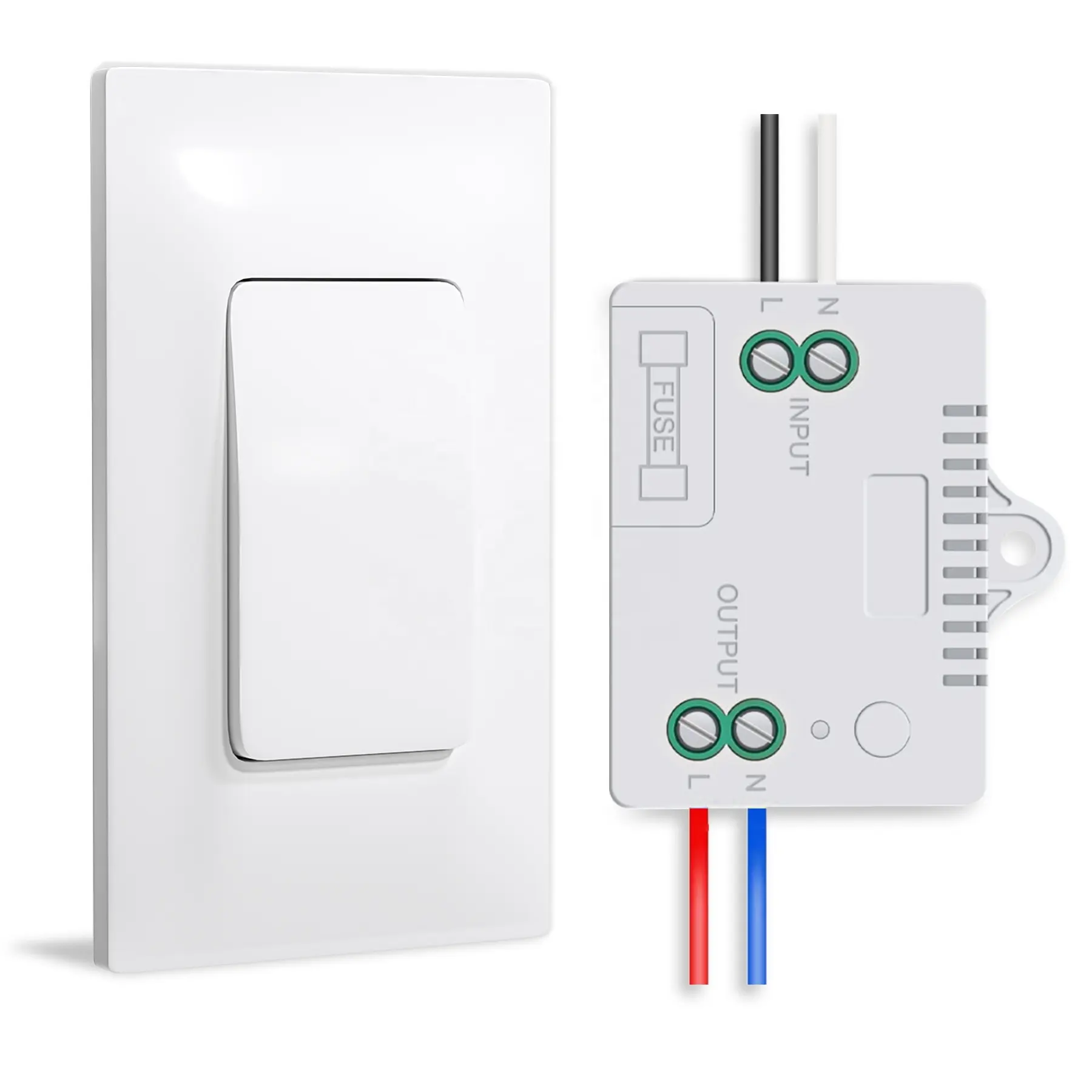 Hiçbir WIFI hiçbir pil kendini kinetik enerji kablosuz tarafından desteklenmektedir ışık anahtarı kablosuz duvar anahtarı ve alıcı kiti