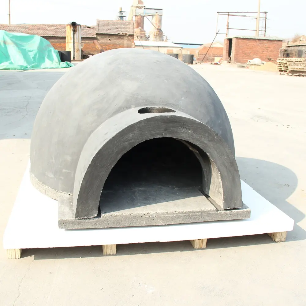 Zingzibo — four à Pizza en bois préconditionné, dôme avec Base, chaudière de marque