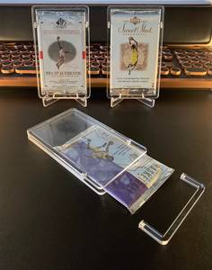 Rõ ràng Acrylic Booster chủ thẻ chơi thể thao thẻ chủ bom tấn trường hợp khó khăn BGS SGC thẻ slab với nam châm Nắp - Product Image 3