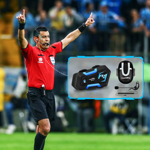 4 Uds Fodsports FX4 PRO 1000M intercomunicador Full Duplex entrenador de fútbol Judger auricular 4 Sistema de Comunicación de árbitro auriculares - Product Image 2