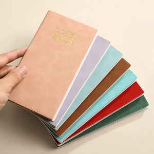 2025 Calender A6 <strong>Notebook</strong> Wholesale Good Quality <strong>Custom</strong> <strong>Make</strong> Softcover Pu Leather Diary Journal Schedule <strong>Notebooks</strong> - Product Image 4