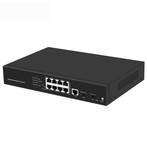 Anahtarı 8 PoE portu, 2 SFP bağlantı noktası ağ yönetilen PoE + Gigabit anahtarı SFP yönetilen PoE + Gigabit anahtarı SFP 8*10/100/1000 - Product Image 1