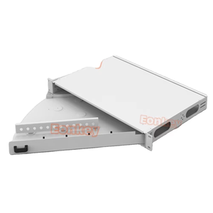 24-Port 1U 19 pollici girevole Patch Panel in fibra ottica supporto Rack ODF telaio di distribuzione per alto - Product Image 2