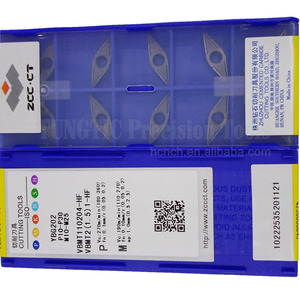 ZCC VBMT110204-HF VBMT 110204-HF VBMT110204 dökme demir için karbür kesici uçlar torna - Product Image 6