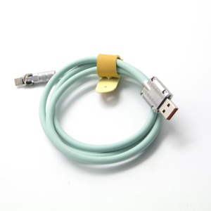 120W çok renkli kalın kordon hızlı şarj kablosu dönebilir bağlayıcı mikrofon USB veri kablosu - Product Image 4