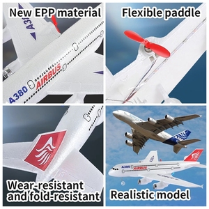 Airbus A380 Boeing 747 2.4G uzaktan kumanda uçak oyuncak sabit kanat uçak Gyro açık uçak modeli Motor için mükemmel hediye - Product Image 6