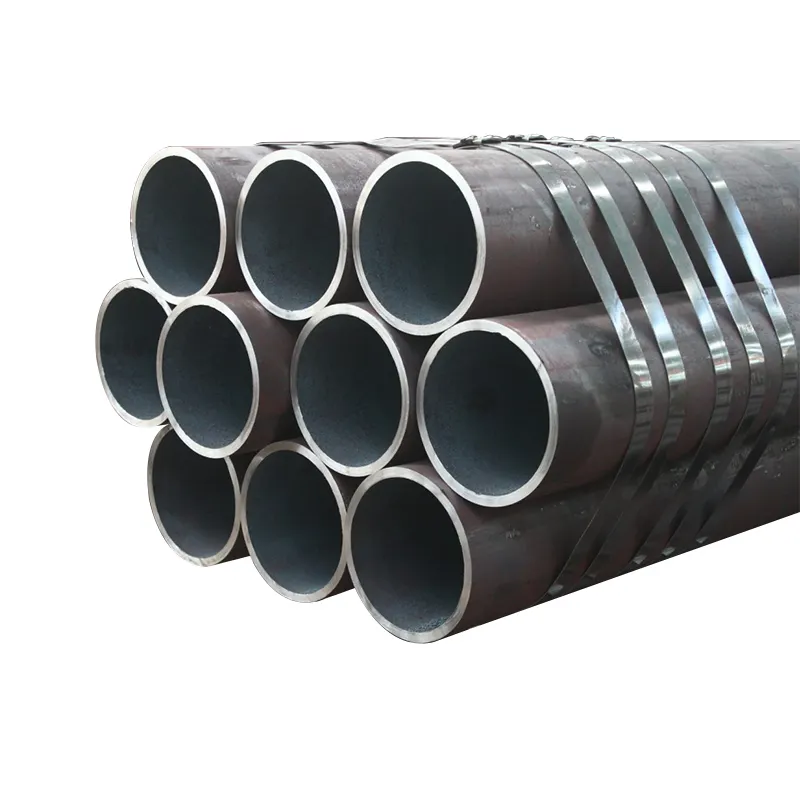 ASTM A106/API 5L MS Seamless Steel Pipe Manufacturers Carbon Steel Tube Hot Rolled Round Black Iron Pipe Price