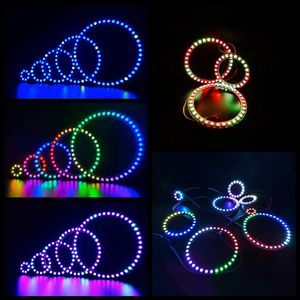 WS2812B Individually Addressable Pixel Ring 8 16 24 35 45 <strong>LEDs</strong> WS2812 Built-in IC <strong>5050</strong> RGB <strong>LED</strong> Ring Module <strong>Led</strong> Strip <strong>Light</strong> DC5V