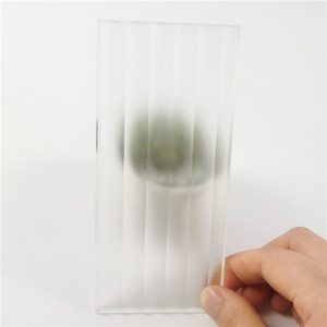 5mm 6mm 8mm 10mm 12mm Clear Fluted Ribbed <strong>Glass</strong> <strong>Panel</strong> for Sale Ribbed <strong>Glass</strong> Wall <strong>Panel</strong> Low Iron Pattern <strong>Glass</strong> - Product Image 5