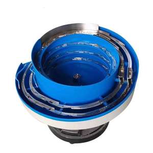 אביזרי ציוד אוטומציה, מכונת רטט קטנה לאלקטרוניקה, קערת הזנה רוטטת עם קפיץ פלסטי ובורג - Product Image 4