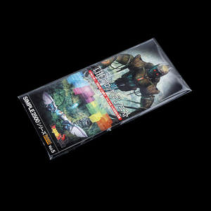 Oyun kartı kartuşu durumda veya talimat kitapçığı koruyucu açılıp kapanabilir kollu OPP torba Sony PlayStation PSP UMD manuel 100 adet - Product Image 5