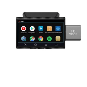 3英寸触摸屏双摄像头录像机互联网安卓8.1系统FHD 1080p迷你4g仪表盘摄像头 - Product Image 1