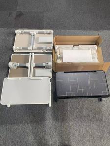 De aleación de aluminio plegable de la Mesa de la computadora plegable de altura ajustable escritorio de la computadora Multi-funcional, de la Mesa de la computadora