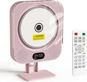 เครื่องเล่นซีดีสําหรับบ้านพร้อมรีโมทคอนโทรลพร้อมรองรับ LED / วิทยุ FM / นาฬิกาปลุก / CD / USB / TF / AUX - Product Image 1