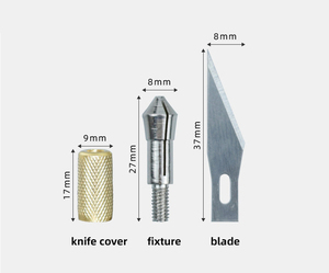 İpuçları Art sanat el sanatları kalem çok ipuçları ahşap BurningTool kiti havya Rob - Product Image 1