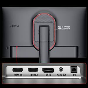 KOORUI 24-Inch LCD Gaming Monitor with 1920x1080 Resolution Higher Refresh Rates for Desktop <strong>Use</strong> - Product Image 3